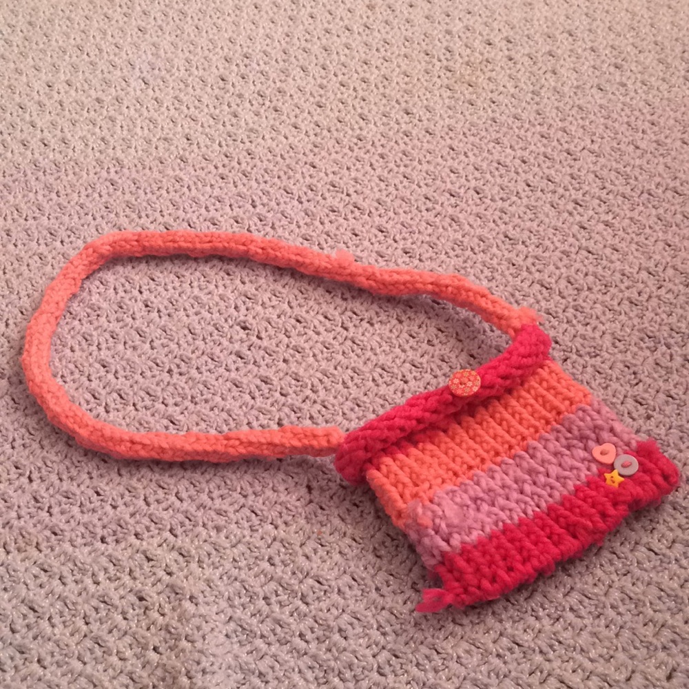 Handmade crochet crossbody